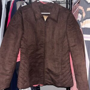 Elegant Brown Women's Blazer